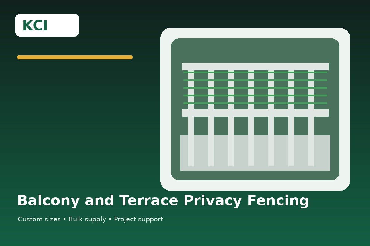 Balcony and Terrace Privacy Fencing