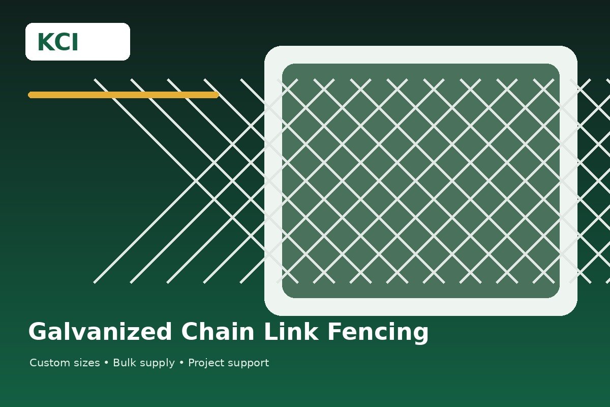 Galvanized Chain Link Fencing